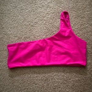 One shoulder bikini top!